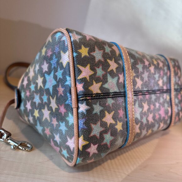Dooney & Bourke Star Pattern Shoulder Bag - Multicolor - Picture 5 of 11